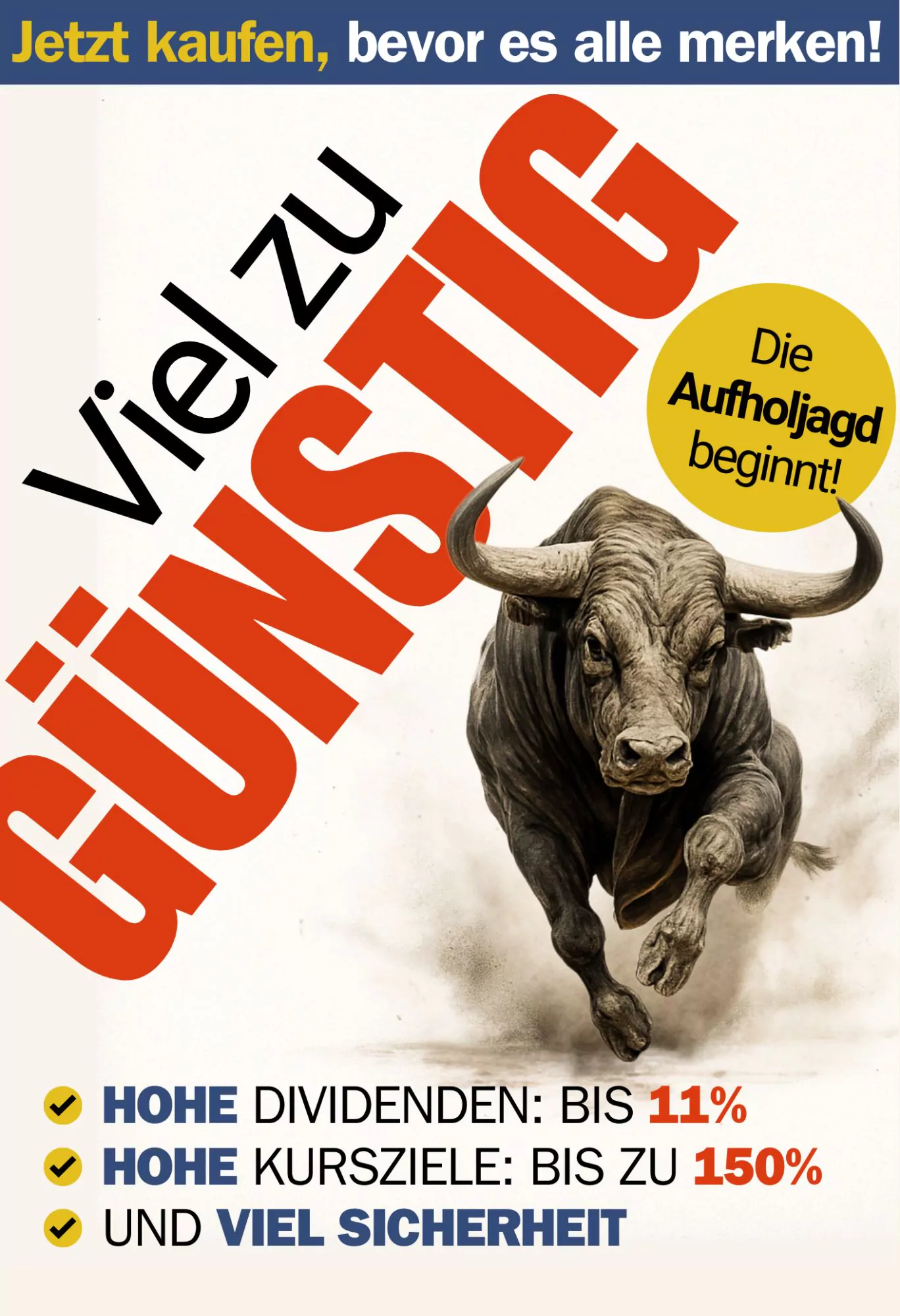 Viel zu günstig (Aktienreport)