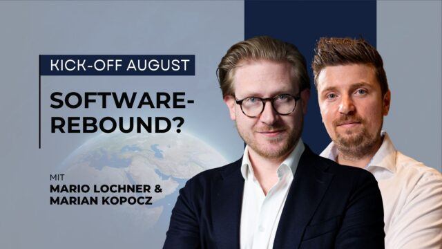 Kommt im August der Software-Rebound? Und wie geht es mit der KI-Rally weiter?